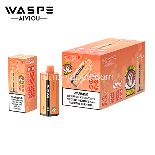 Waspe 500k puff 10in1 vape grosir